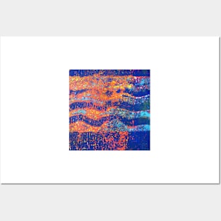 Ocean Waves 3 - Sunset Posters and Art
